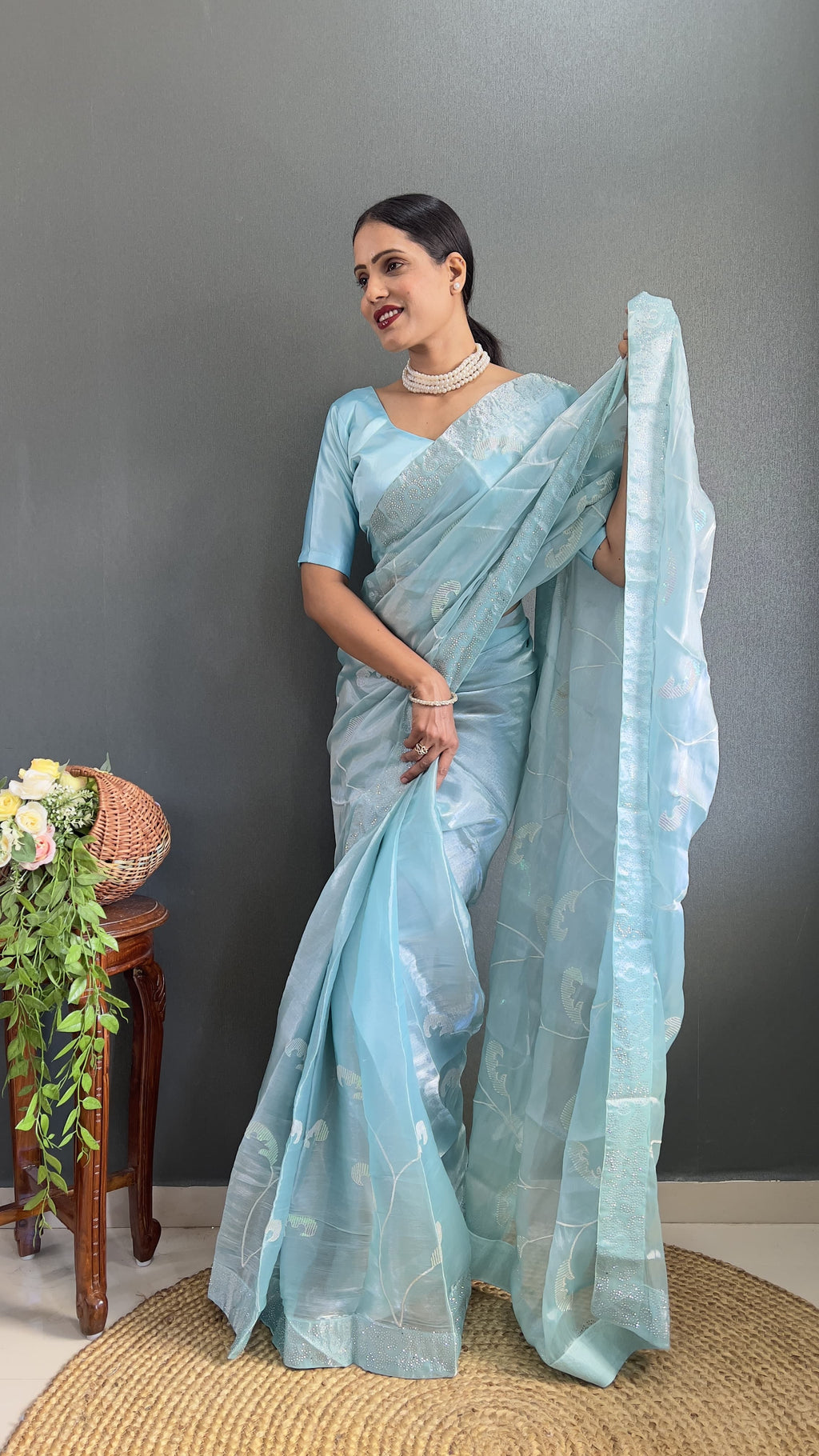 Swarovski Burbury Saree