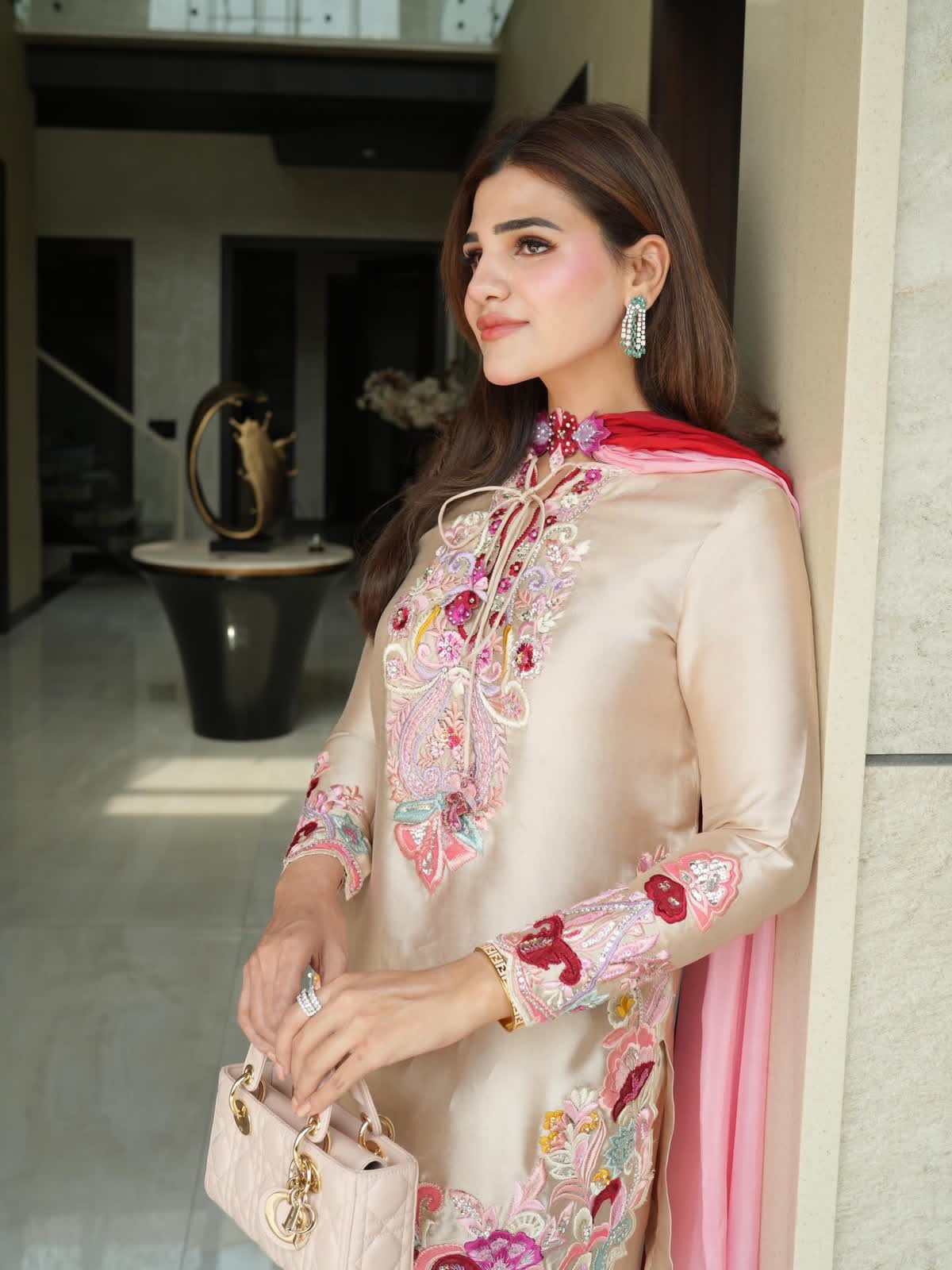 Beautiful Embroidered Farshi Set