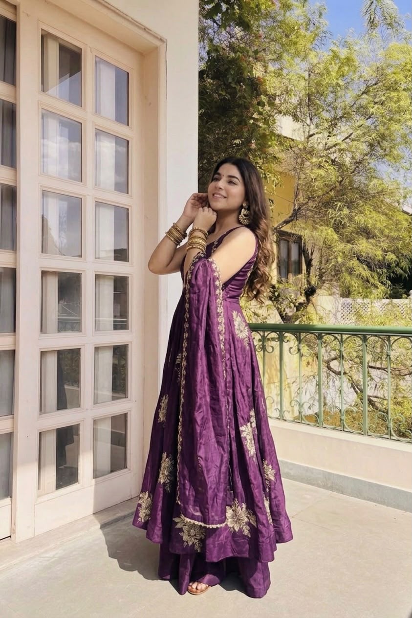 Stunning New Full Stiched Embroidery Dress