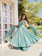 Stunning New Full Stiched Embroidery Dress