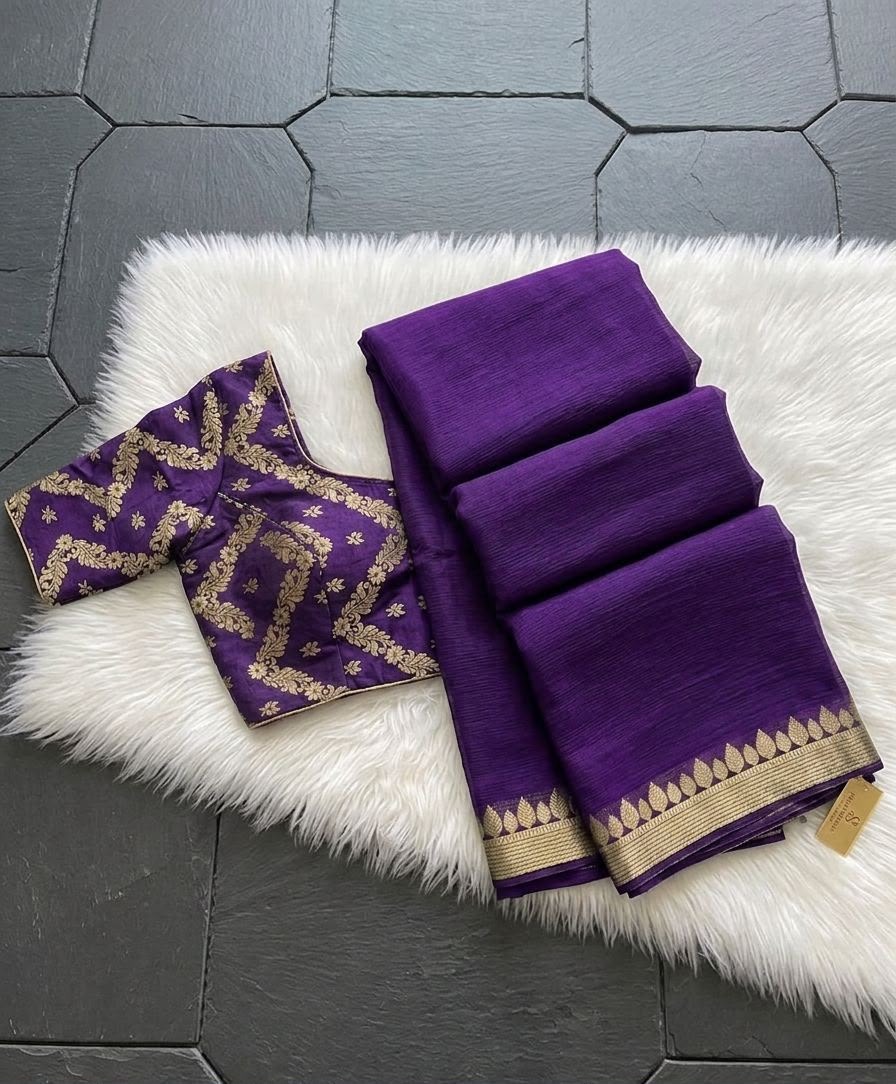 Georgette Butti Saree