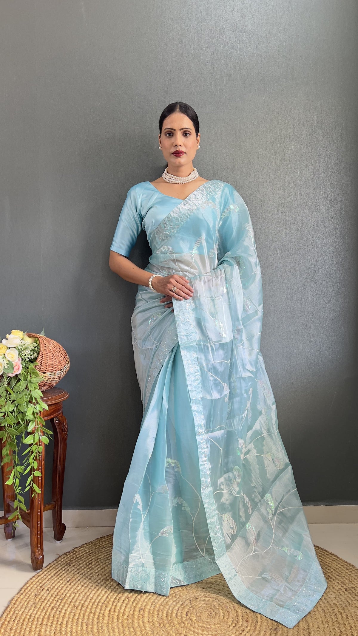 Swarovski Burbury Saree