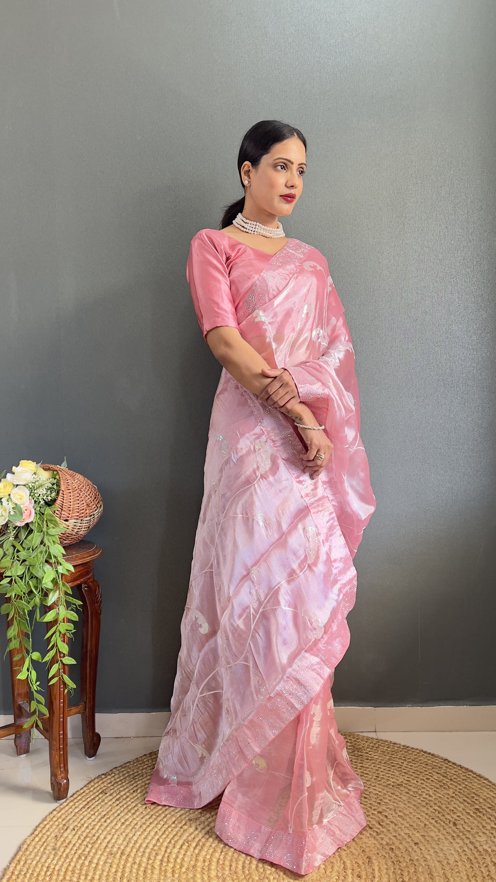 Swarovski Burbury Saree