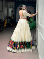 Khadi Cotton Gamthi Lehenga