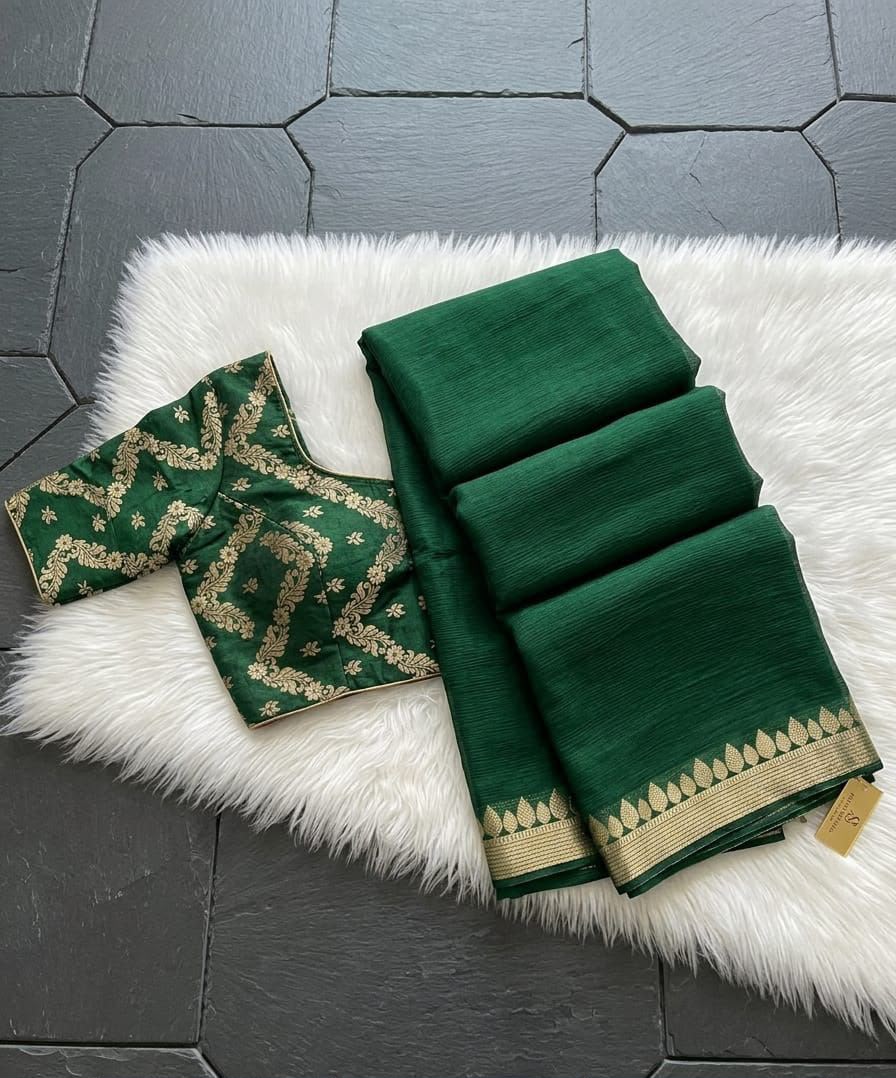 Georgette Butti Saree