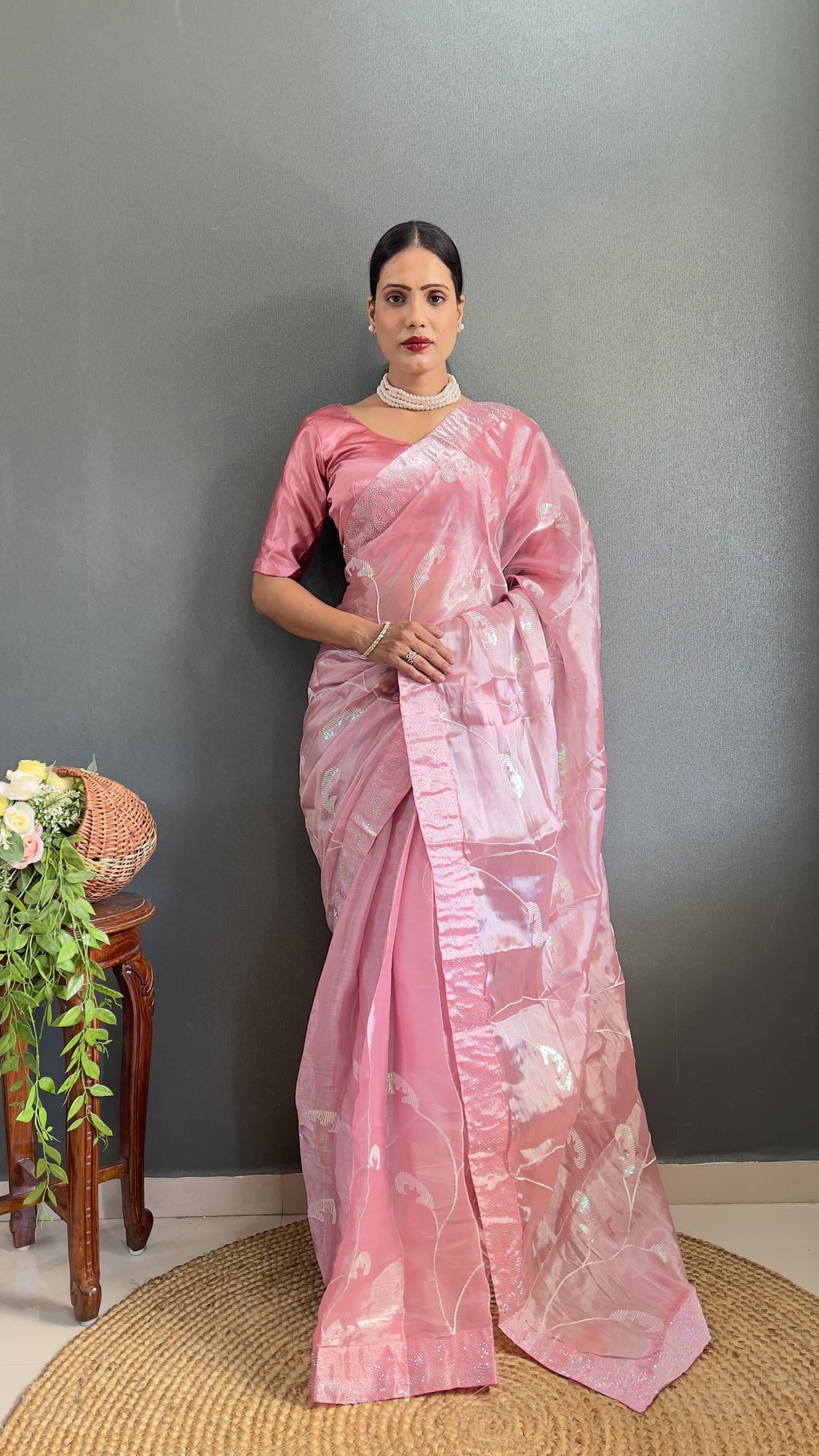 Swarovski Burbury Saree