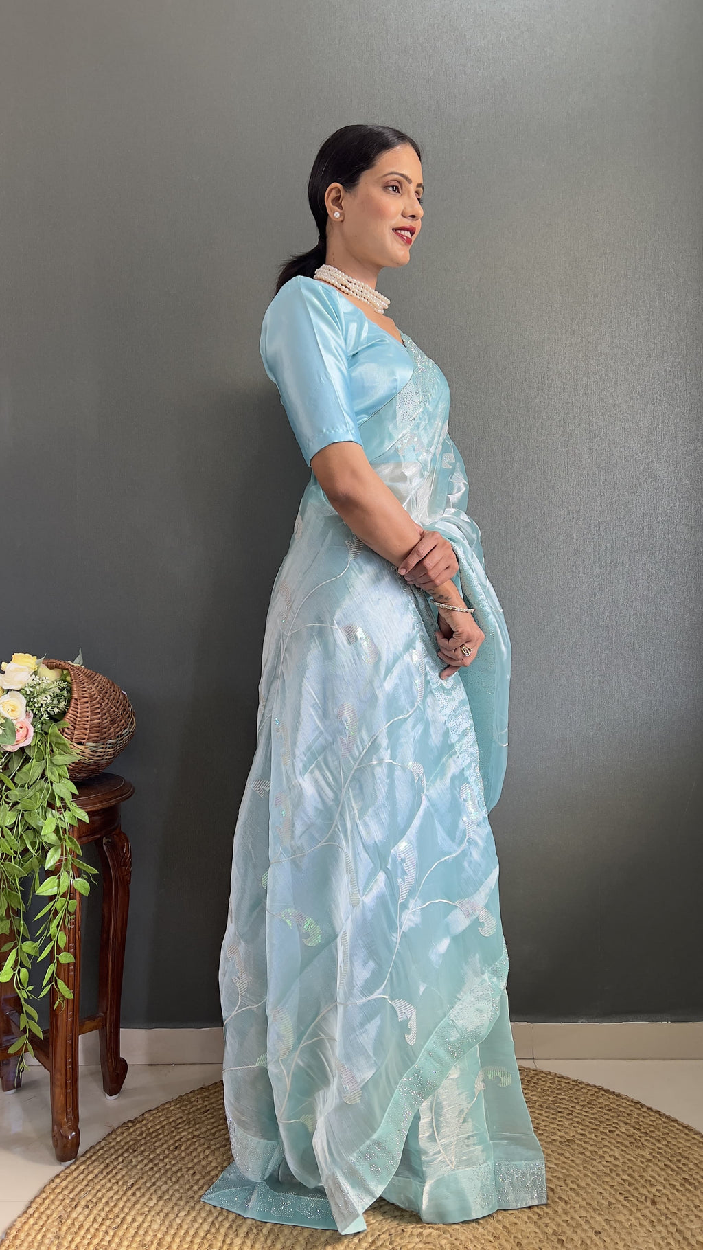 Swarovski Burbury Saree