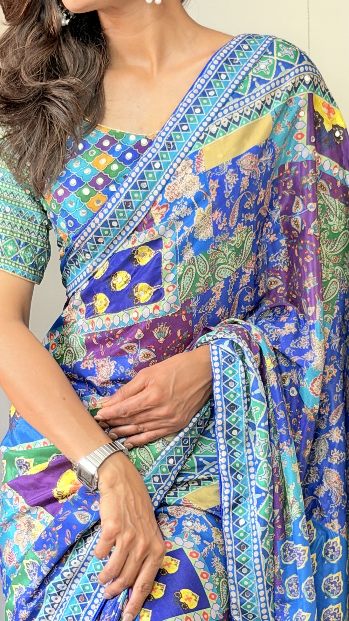 Morni Mirror Silk Saree