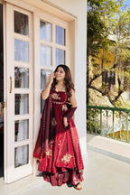 Stunning New Full Stiched Embroidery Dress