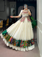 Khadi Cotton Gamthi Lehenga