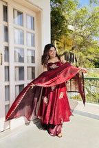 Stunning New Full Stiched Embroidery Dress