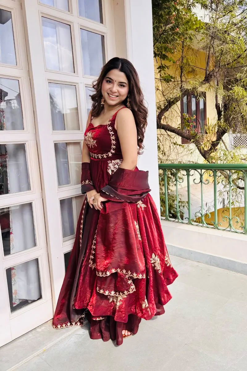 Stunning New Full Stiched Embroidery Dress