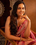 Linen Aari Saree